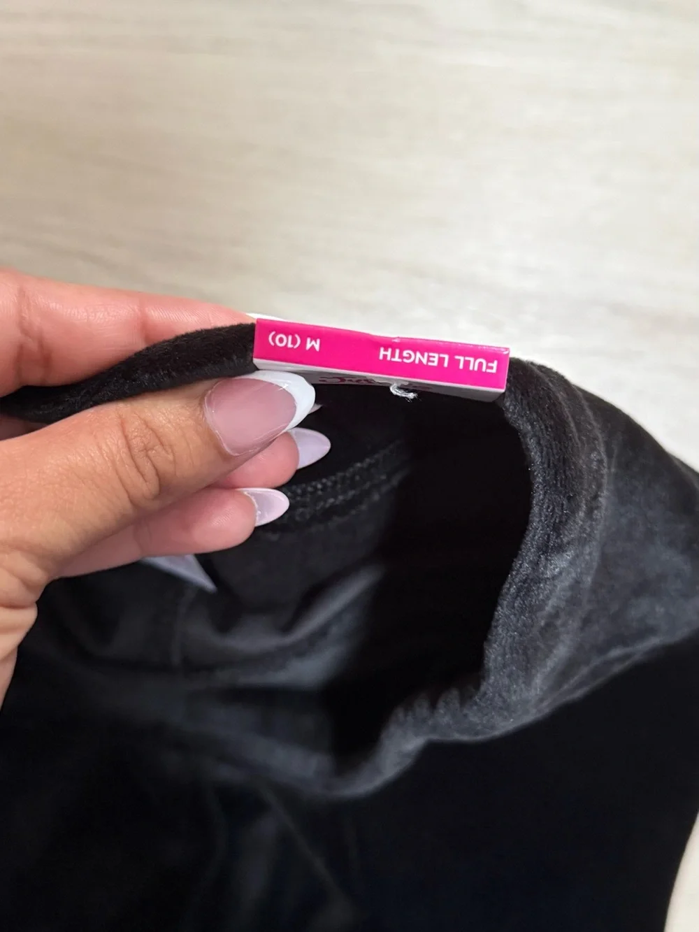 Justice Black Girls' Velour Leggings